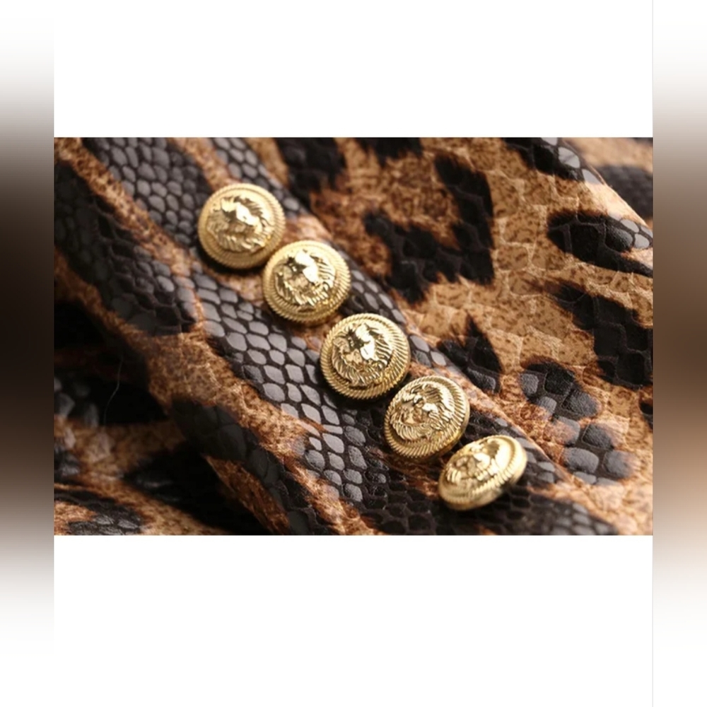 Designed luxury skin reptil print women blaze NEW - Picture 5 of 8